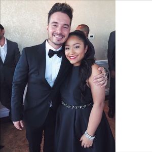 Long black prom/special event DRESS. Size 12.