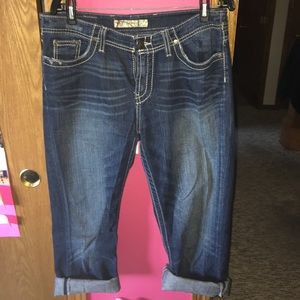 BKE Harper Capri with stretch