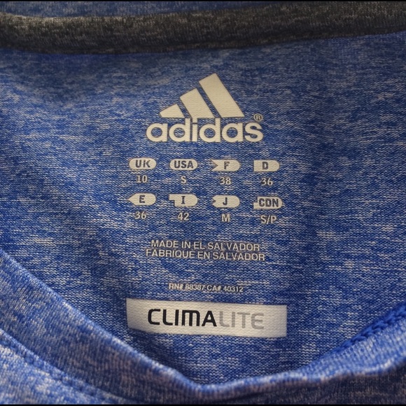 Blue Adidas shirt - Picture 3 of 4