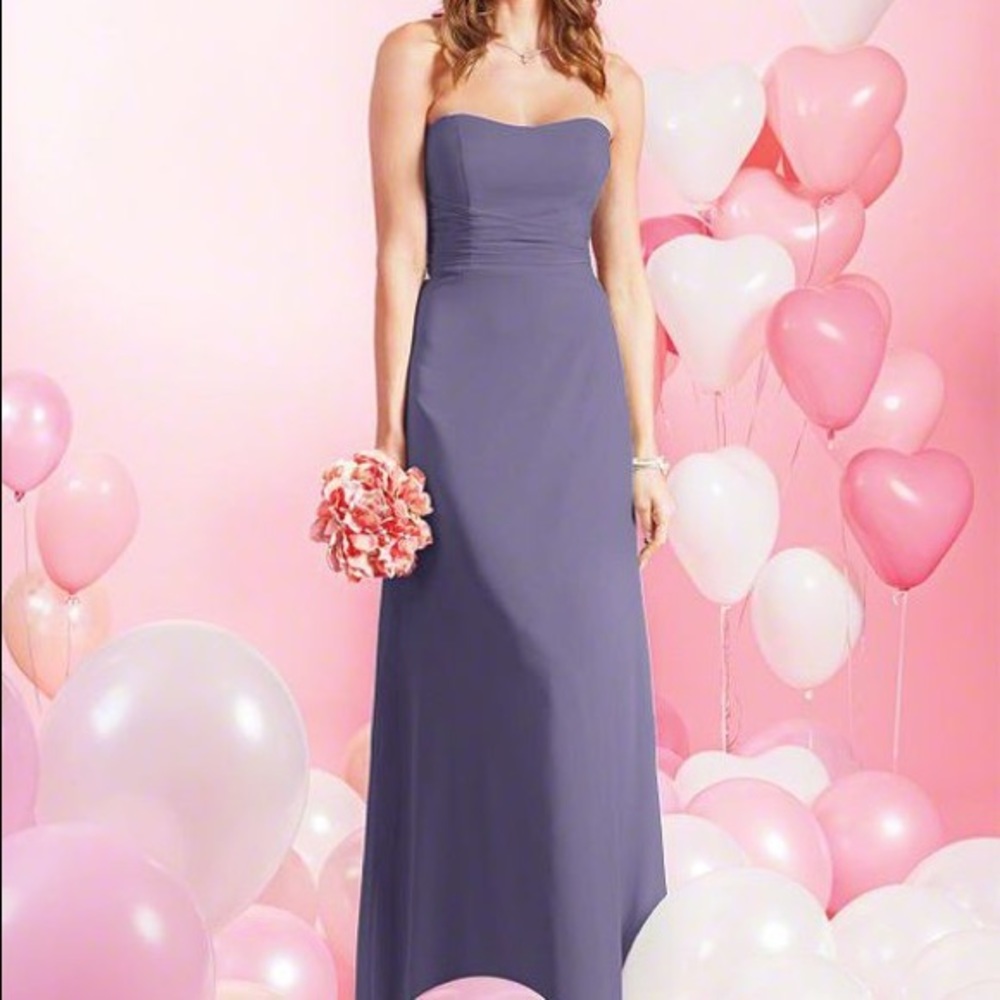 Alfred Angelo Bridesmaid Dress Purple 7386L
