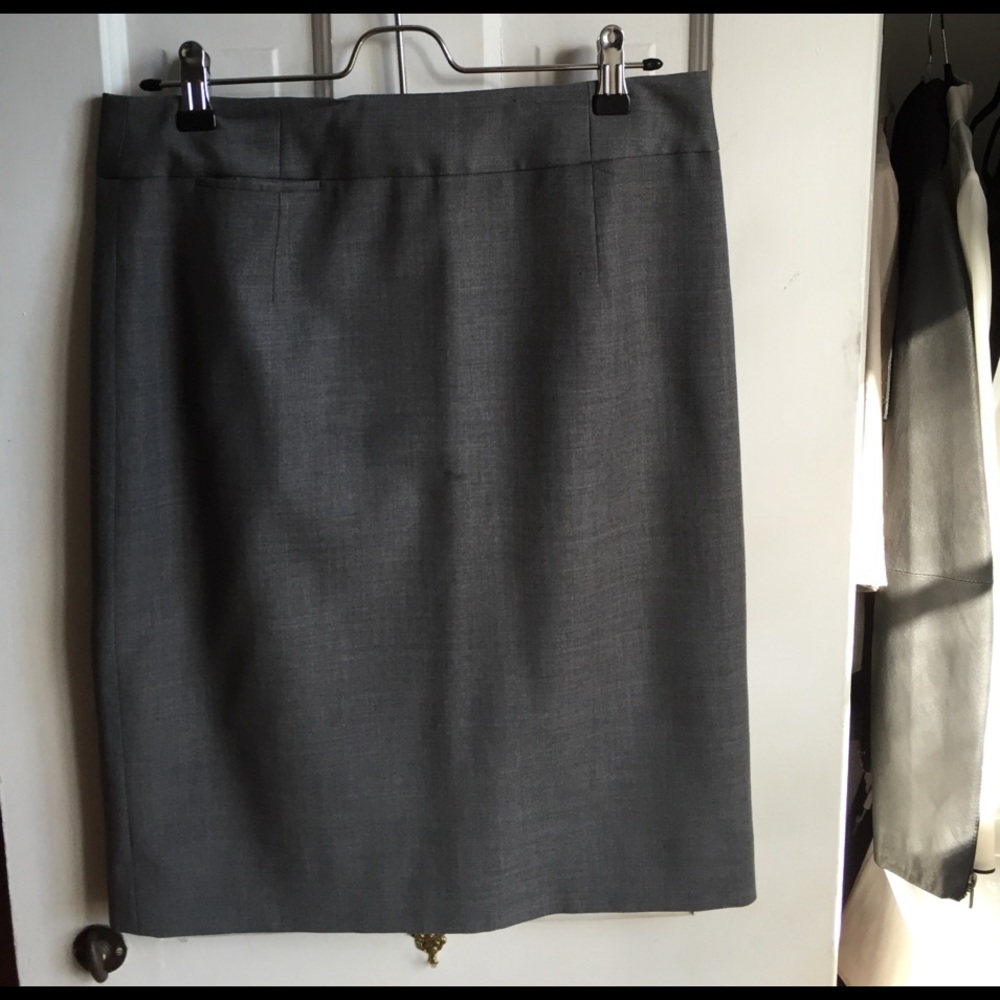 J. Crew Wool Pencil Skirt (Size 6)