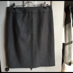 J. Crew Wool Pencil Skirt (Size 6)