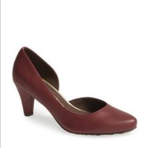 Tsubo - 'Fifee' Perforated Half d'Orsay Pump 7.5