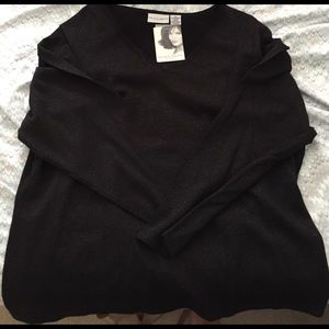 Sparkly black long sleeve