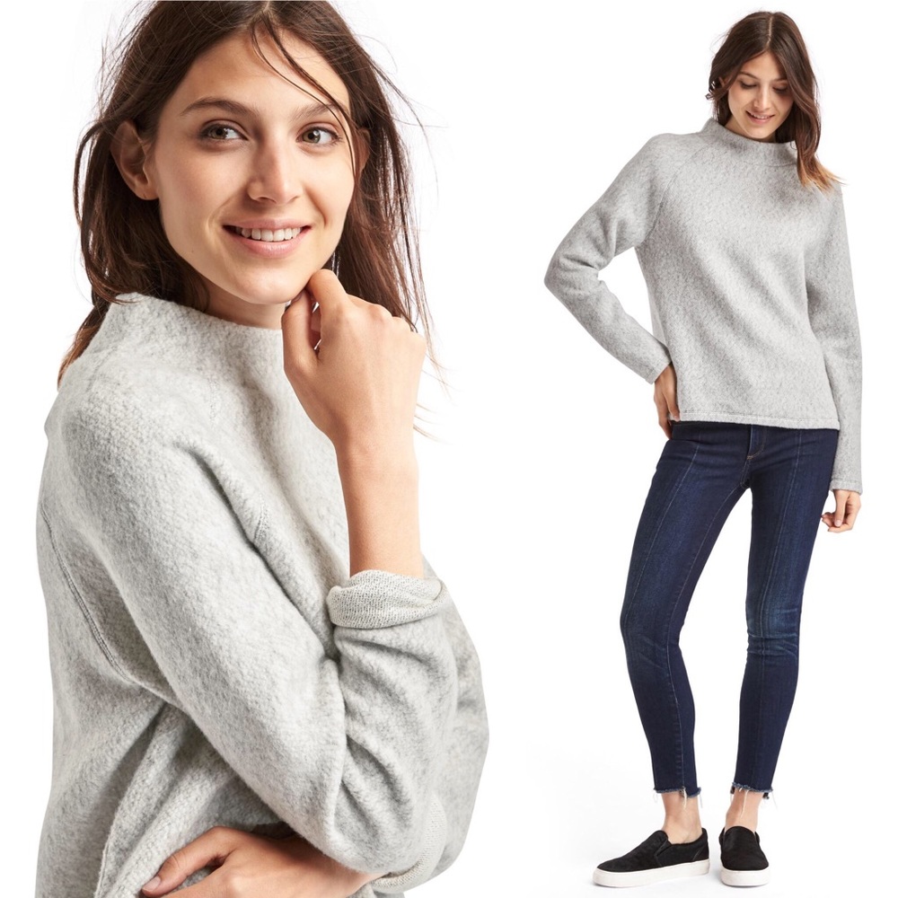 🆕 | GAP Softspun Fleece Mockneck Sweater