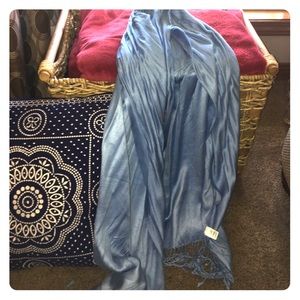 Charming Charlie blue pashmina scarf