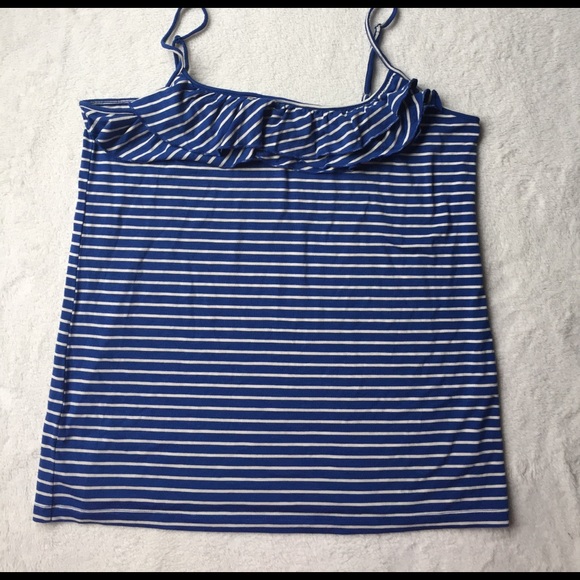 LOFT Tops - ⭐️adorable LOFT striped tank w adjustable straps LOFT Tops - ⭐️adorable LOFT striped tank w adjustable straps