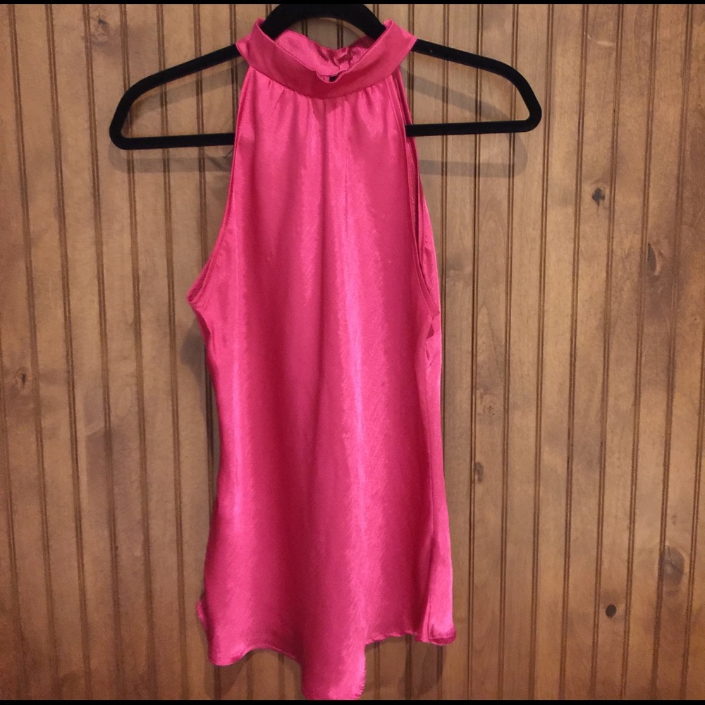Pink Silky Halter