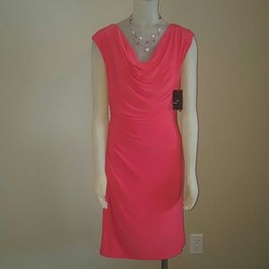 Beautiful Ronni Nicole swoop neck dress