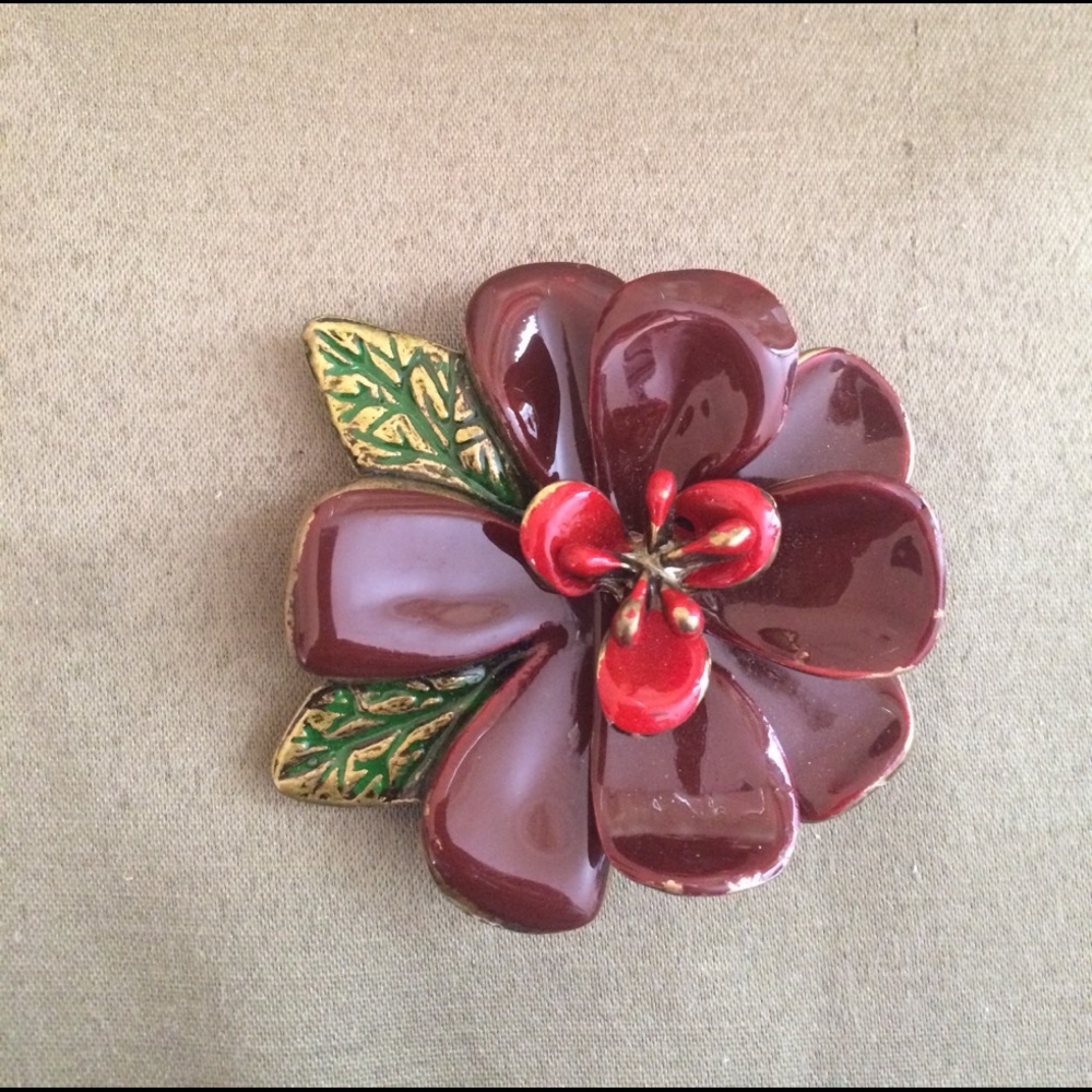 Lucky Brand Flower metal Belt Buckle