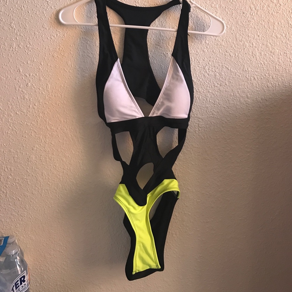 One piece bathing suit