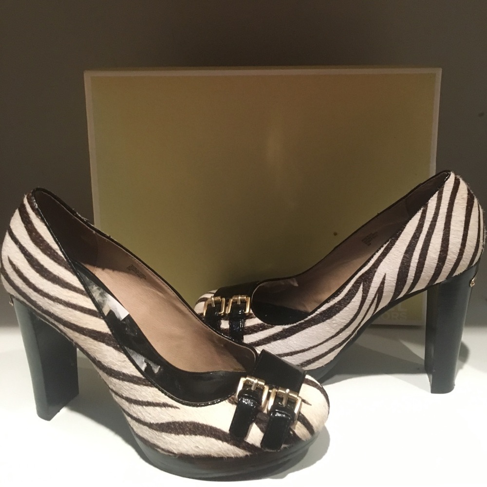 Michael Michael Kors  calf hair platform pumps