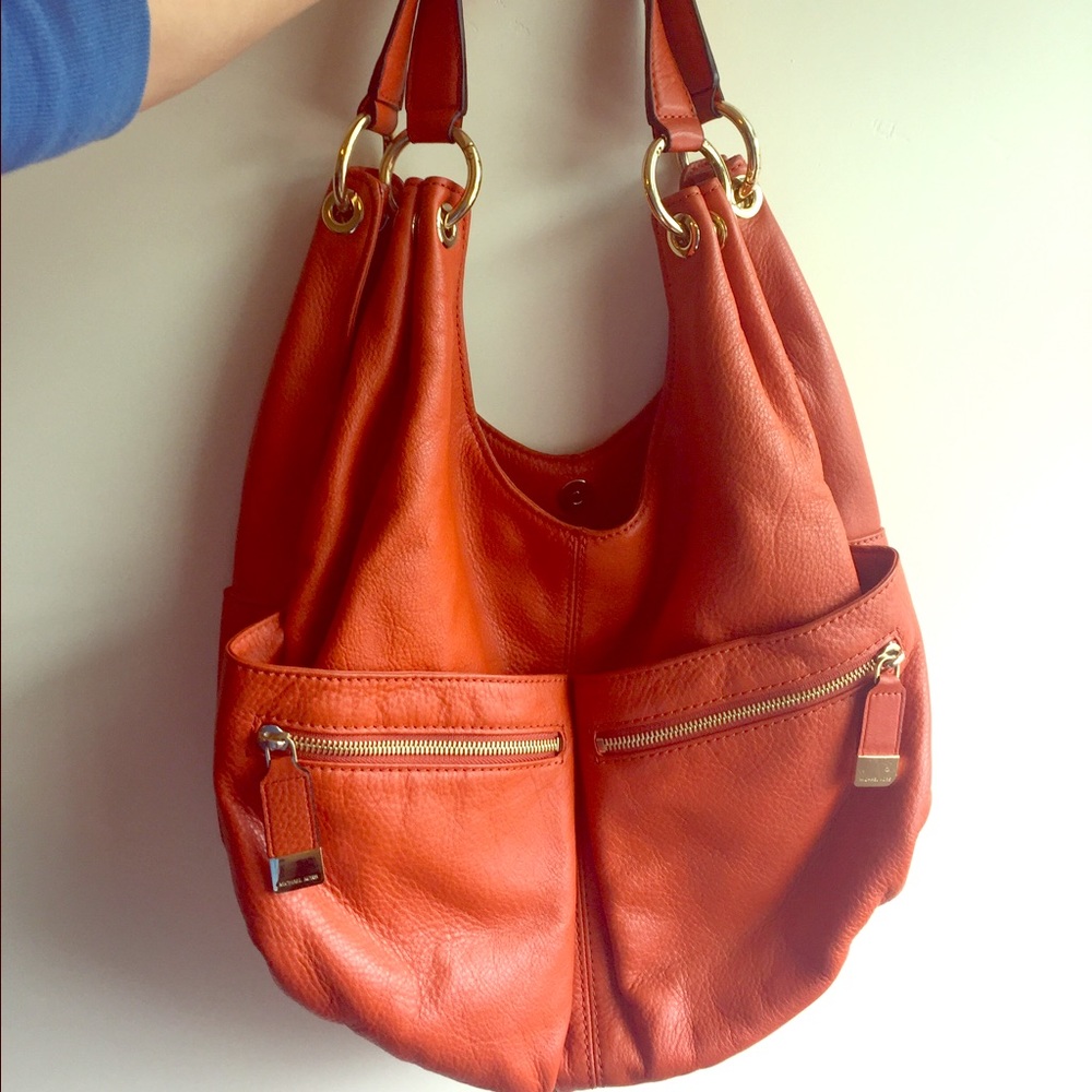 Michael Kors leather shoulder bag, barely used