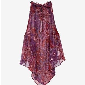 Intermix Exclusive Harlow Paisley Print Top