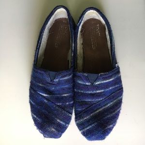 Blue Woven Winter Toms