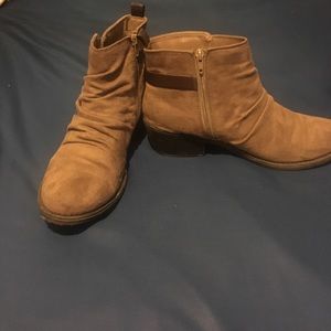 Tan Booties