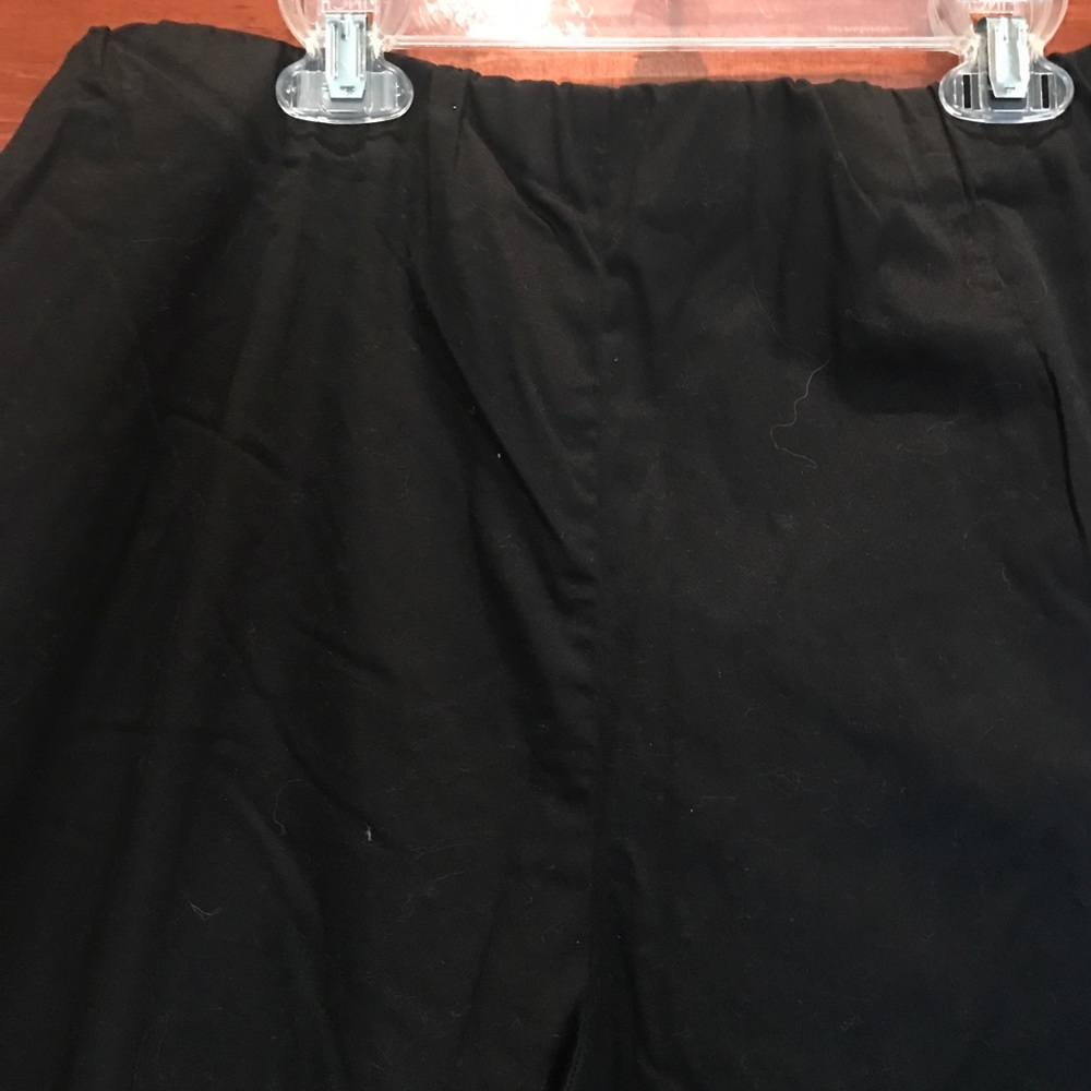 Susan Graver black cropped pant - Picture 2 of 2