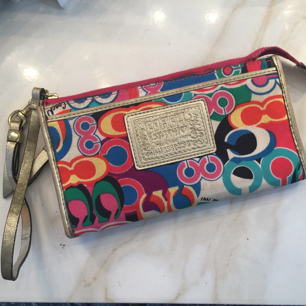 Authentic Coach Wristlet