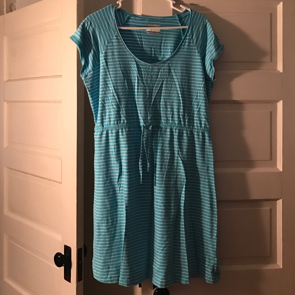 Blue/What Striped Tshirt Dress -- XL