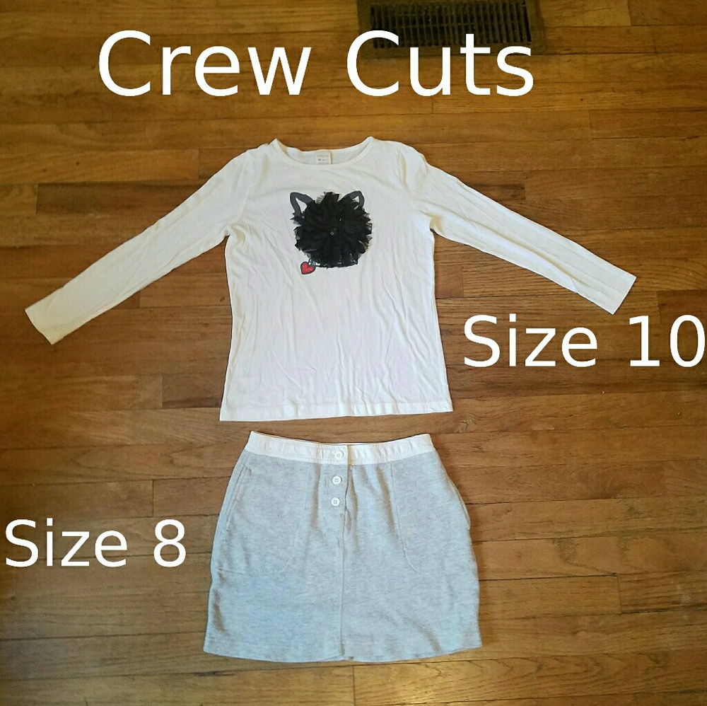 NWOT Crew Cuts Skirt Outfit - Girls 8/10