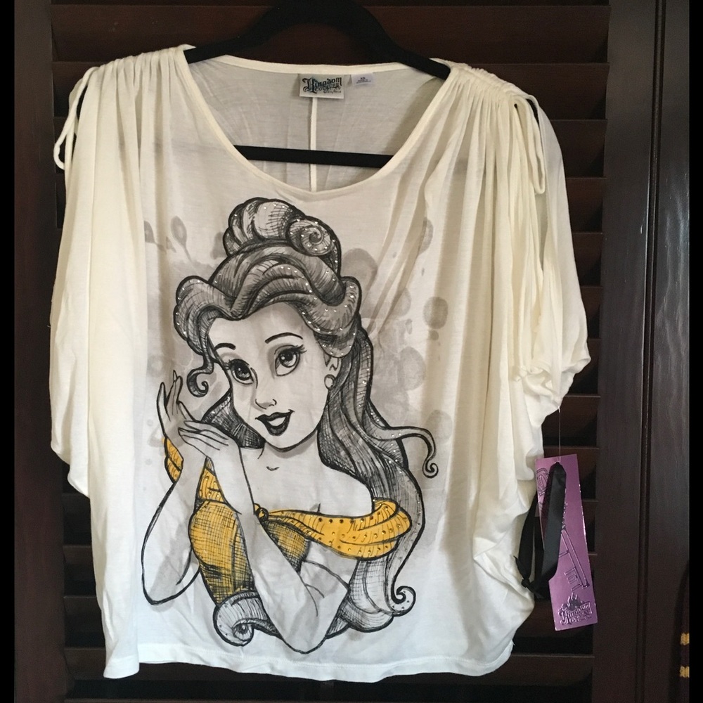 Disney Couture Beauty & The Beast Belle Tunic Top