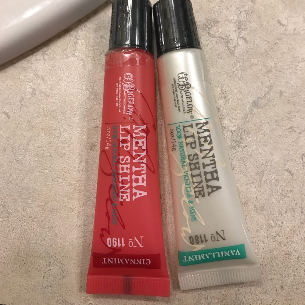 Lip gloss.