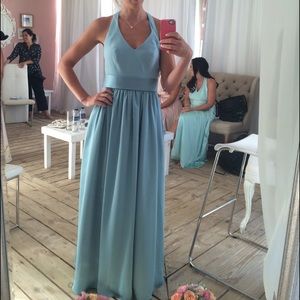 Blue floor length gorgeous dress💙