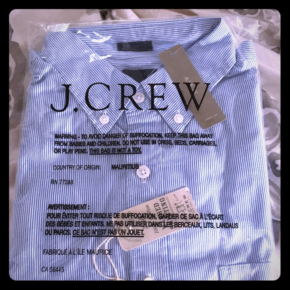 J Crew Slim Fit Dress Shirt