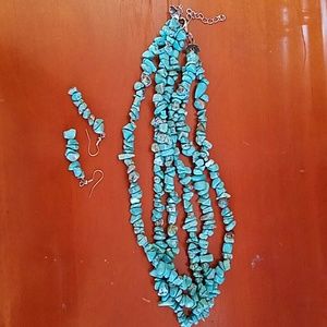 Necklace and Earrings