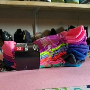 Brand new UA ankle socks...6 pack.. cute colors!
