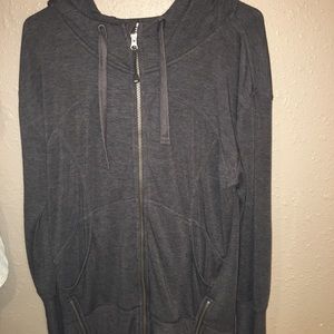Zella dark grey Long zip up