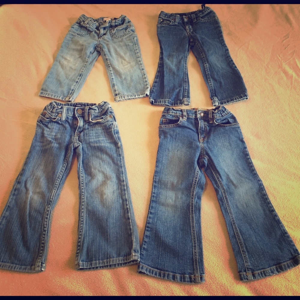✨B2G1✨24 mo-2T-3T Little Girls' Denim Jeans Bundle