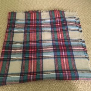 Plaid Blanket Scarf