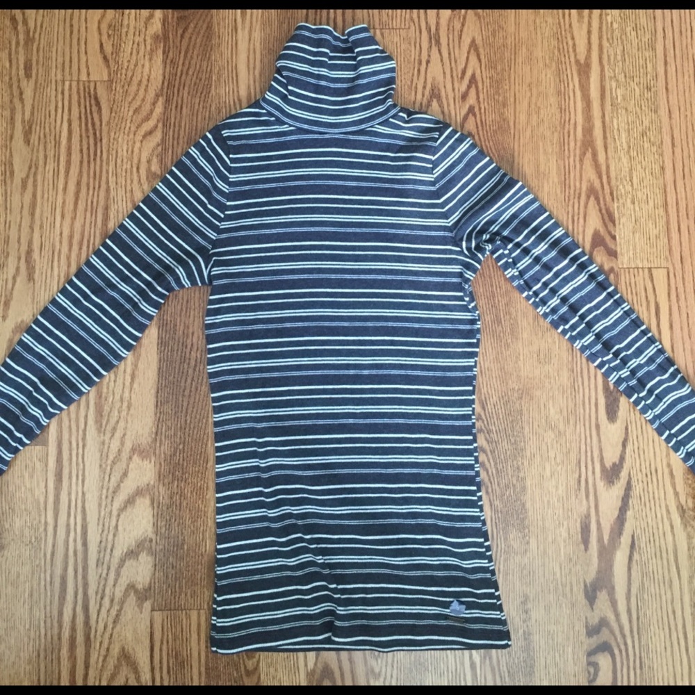 striped turtleneck