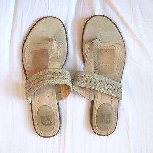 Tan Frye Sandals Size 10