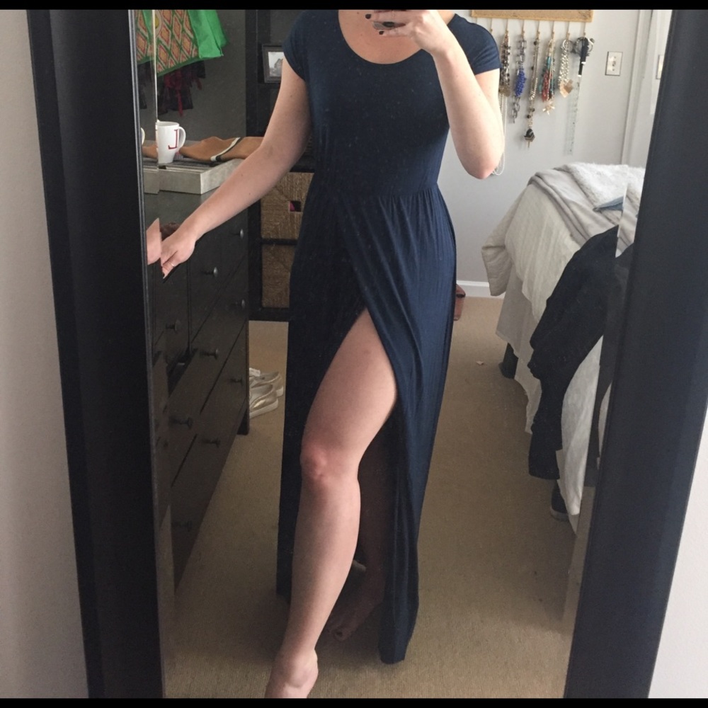 Navy Maxi Dress