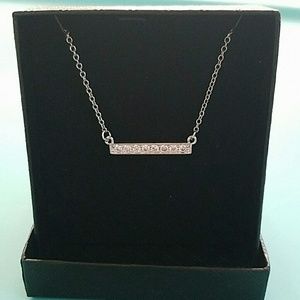 Beautiful Bloomingdale's cz necklace