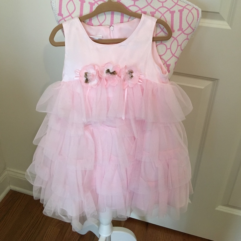 Bonnie Baby- pink dress- 24mos
