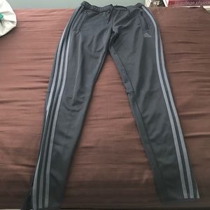 Grey adidas sweat pants