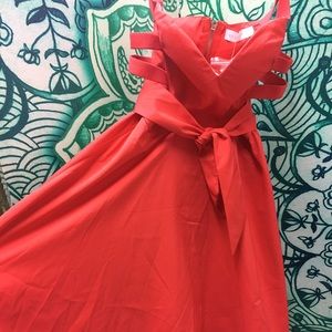 Shareen sweetheart cut out dress