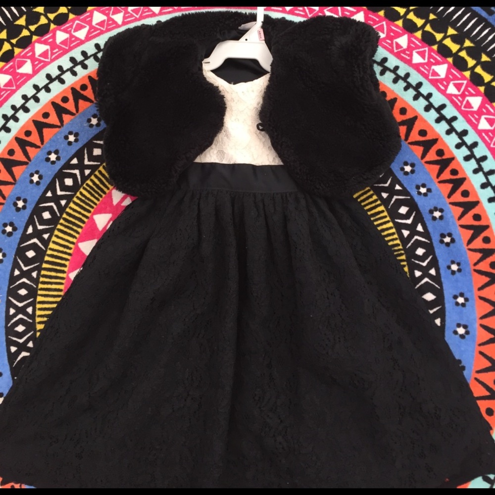 Carter's 3T black and white dress