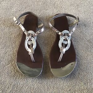 Silver Sandals