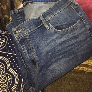 New old navy 16 long light blue skinnies