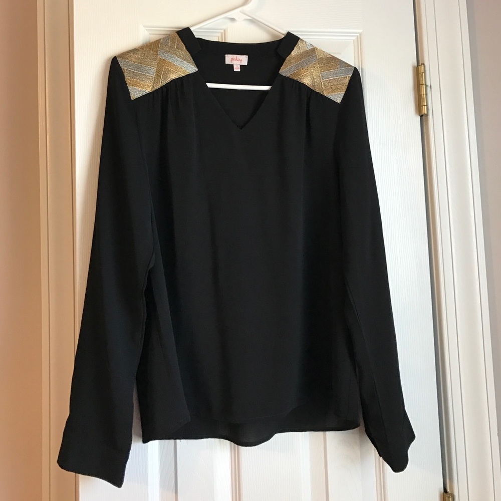 Pixley top and black, size medium (stitch fix)