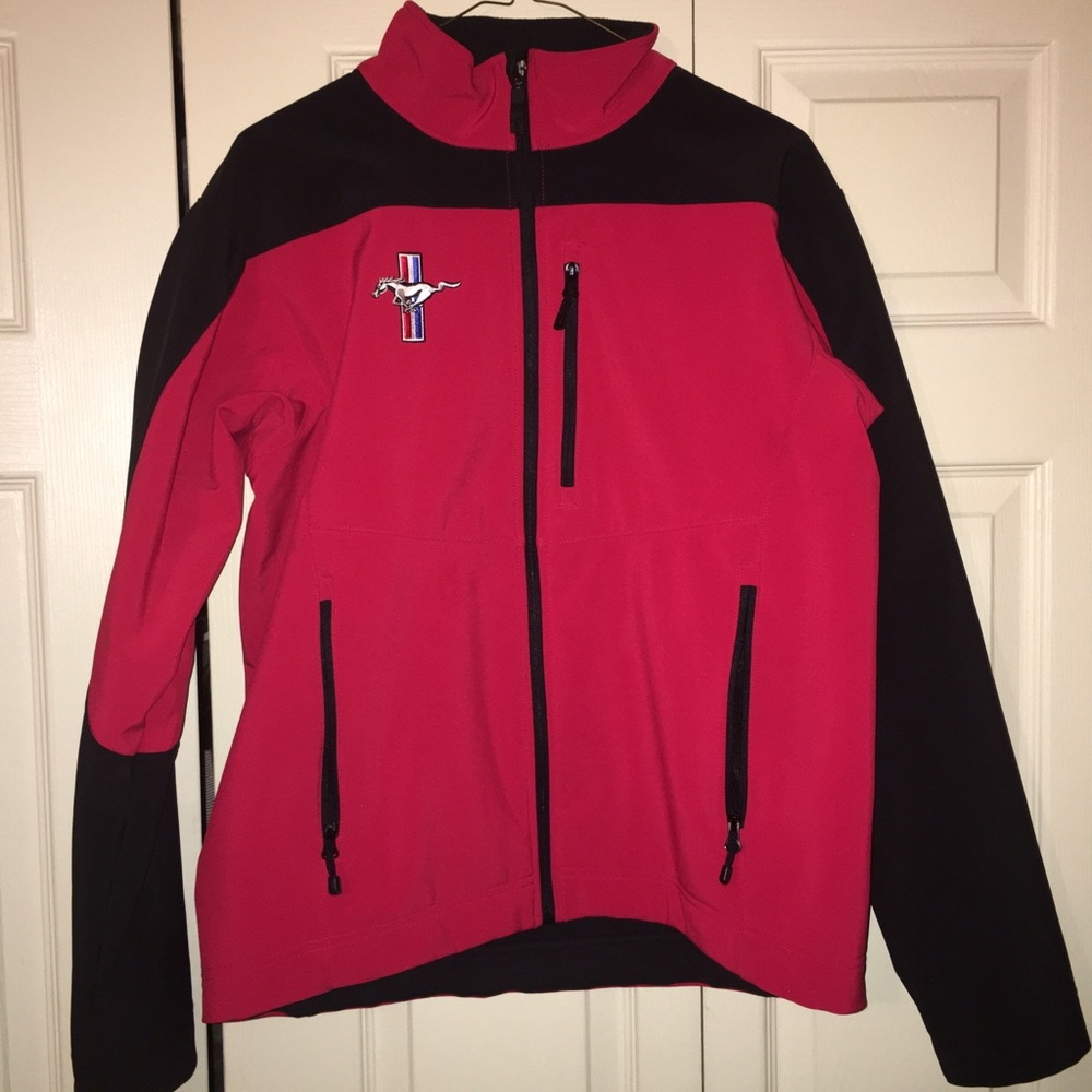 Ford Mustang men's soft shell jacket size medium