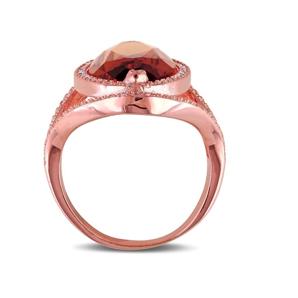 Beautiful Rose Plated Marquise-cut ring💜💜 - Picture 3 of 3