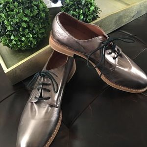 Jeffery Campbell metallic oxfords