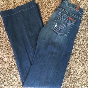 7 for All Mankind Swarovski Rhinestone Dojo Flare