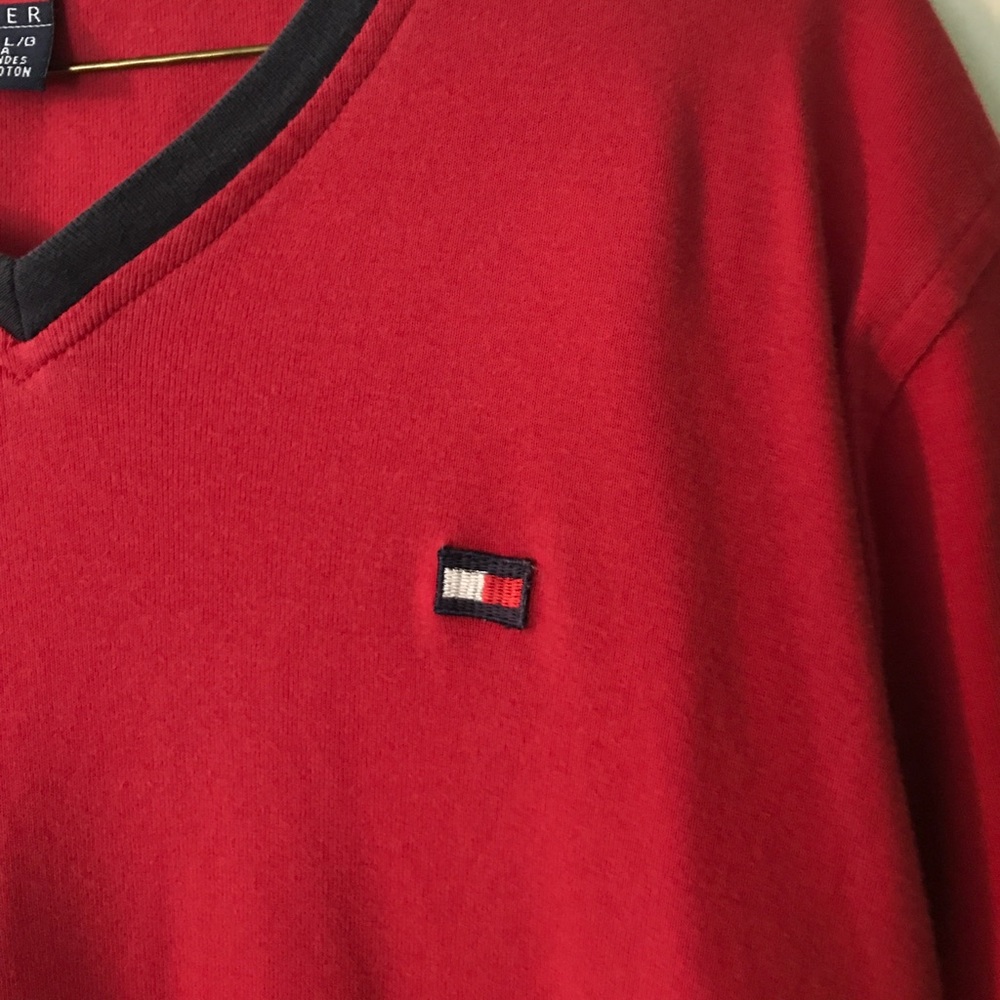 Red Tommy Hilfiger Sweater - Picture 2 of 3