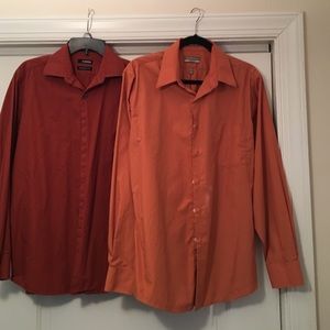 2-Men's fitted dress shirts